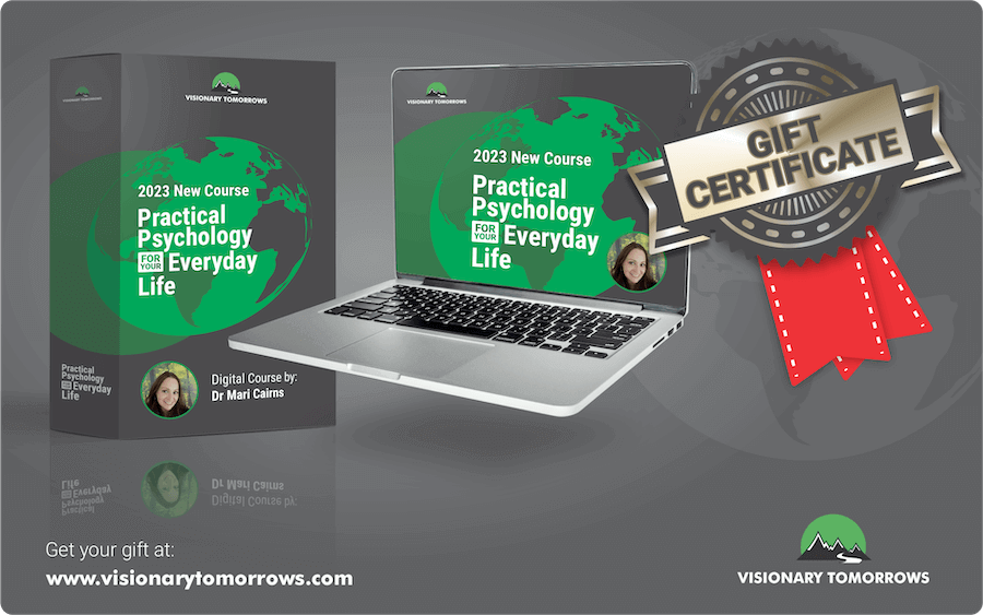 Image of a gift voucher or gift certificate for the online course